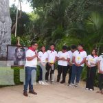 Estudiantes universitarios rinden tributo al Che Guevara en Managua