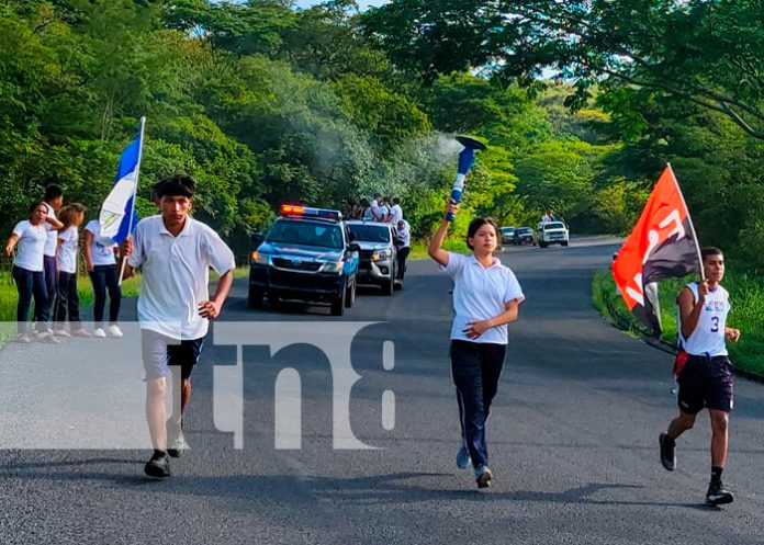 Foto: Chavalos corren por la paz en Ocotal /TN8