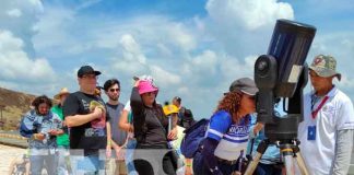 Proyecto astronómico en el volcán Masaya resulta exitoso