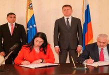 Foto:Venezuela y Rusia firman acuerdos /cortesía