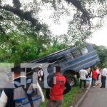 Foto: Bus sufre accidente en Jinotega /TN8