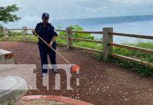 Bomberos Unidos realizan jornadas de limpieza en los parques de Granada Foto: Bomberos Unidos realizan jornadas de limpieza en los parques de Granada / TN8