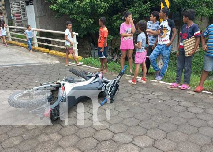 3 Foto: Choque entre dos motos dejó un lesionado grave en Juigalpa, Chontales / TN8