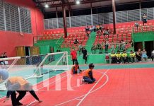 Realizan torneo de GoalBall en la Isla de Ometepe Foto: Realizan torneo de GoalBall en la Isla de Ometepe / TN8