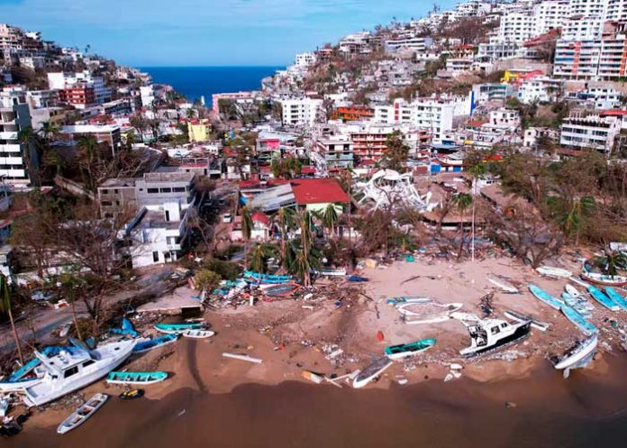 Foto: Huracán Otis arrasa en Acapulco México /cortesía