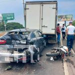 Foto: Accidente en Managua /TN8
