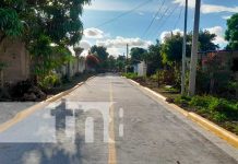 Foto: Estrenan calle en Nandaime /TN8