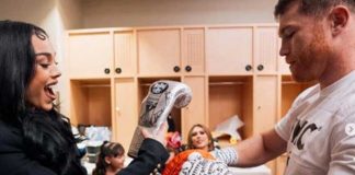 Foto: El éxito y la polémica: La actuación de Danna Paola en la pelea del Canelo Álvarez/Cortesía