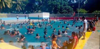 Foto: Familias de Managua encuentran en Xilonem un refugio para combatir el calor/TN8