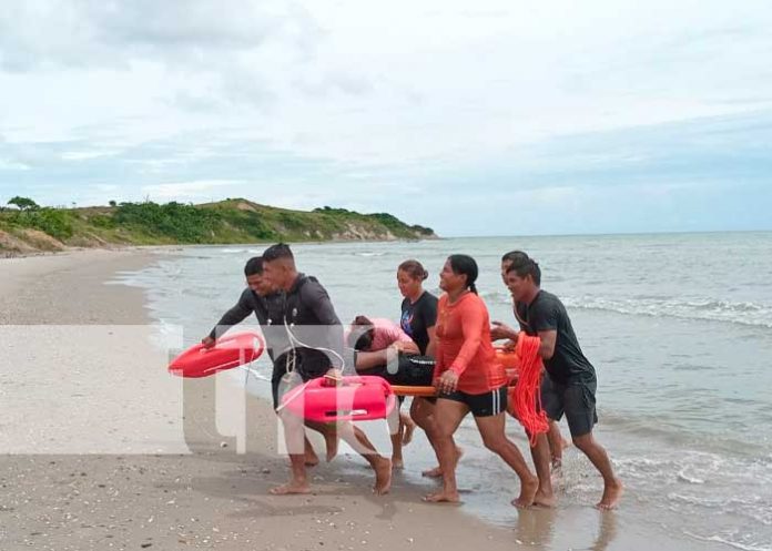 Ejercicio de preparación en las costas de la ciudad de Bilwi