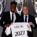 Vinicius renueva con el Real Madrid hasta 2027 vinicius, real, madrid, florentino, pérez,