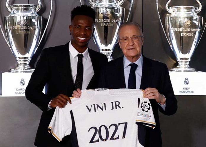 vinicius, real, madrid, florentino, pérez,