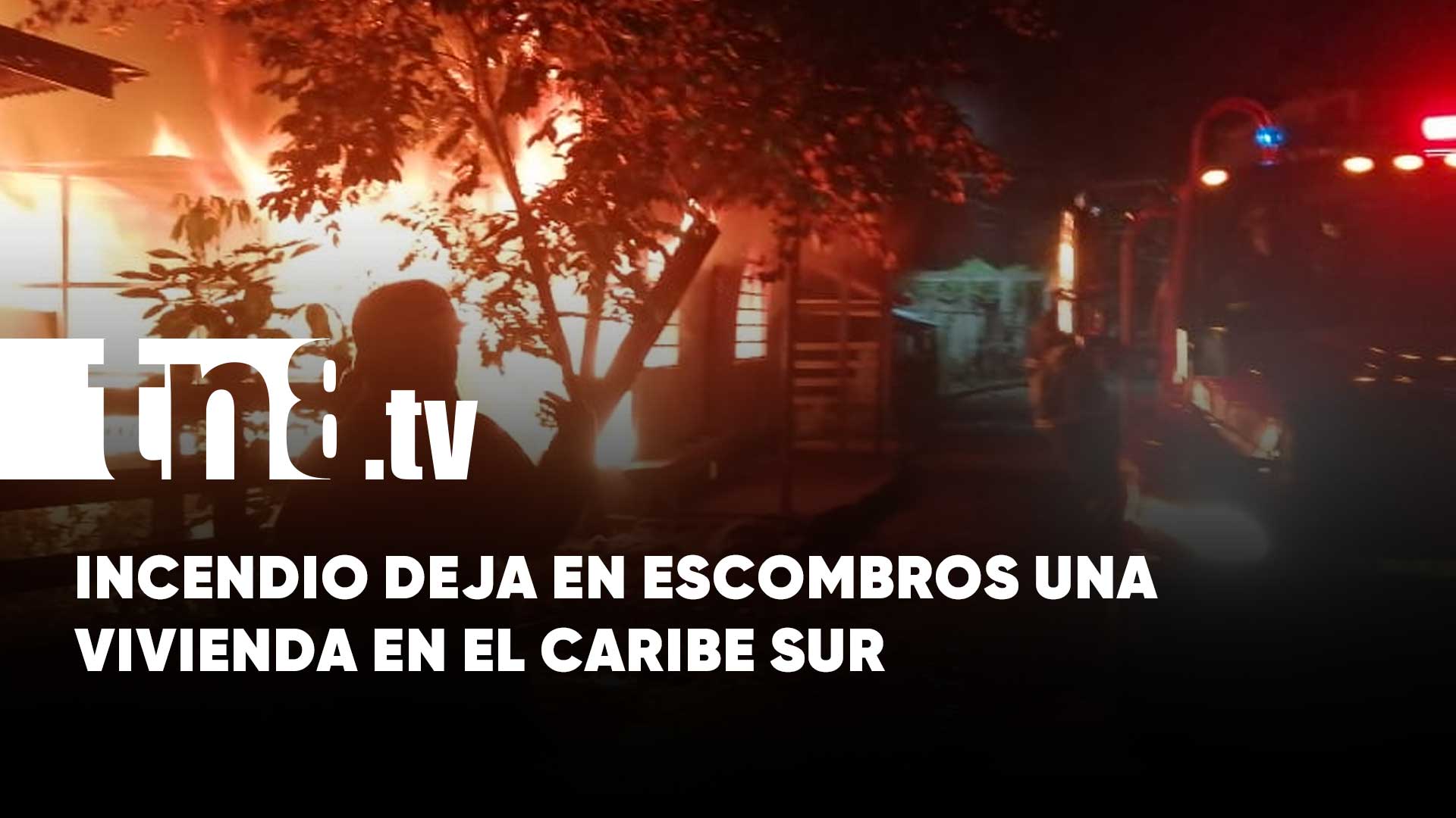 Vivienda reducida a escombros en El Tortuguero, Caribe Sur | TN8.ni