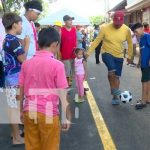 Familias de Managua contentas