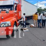 Foto: Accidente con furgón en Managua / TN8