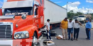 Foto: Accidente con furgón en Managua / TN8