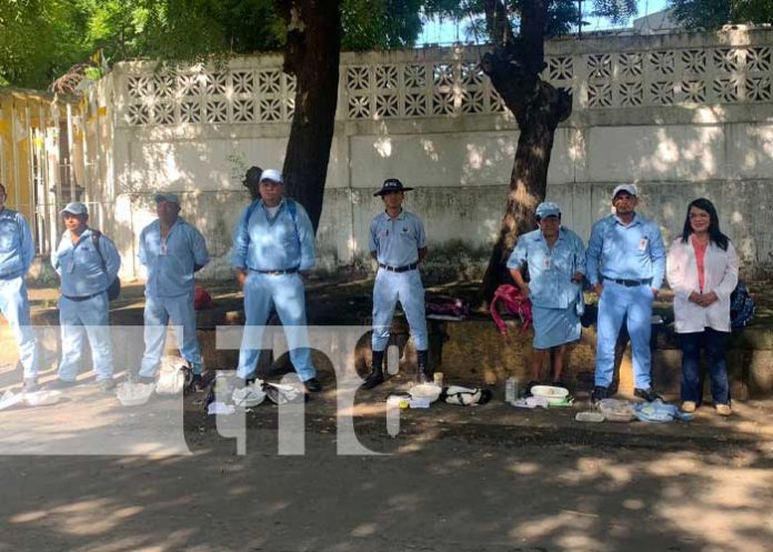 Foto: Trabajo antiepidémico en barrios de Managua / TN8