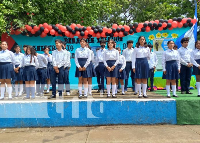 benjam-2 Foto: Homenaje al General Benjamín Zeledón en colegios de Managua / TN8