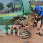 Foto: Accidente de tránsito en Bilwi con un bus involucrado / TN8
