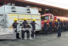 Tres vehículos de bomberos van para la nueva estación en Ocotal Foto: Nuevos camiones para la estación de bomberos en Ocotal / TN8