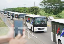Conocé los modernos y elegantes autobuses chinos que llegaron a Nicaragua Foto: Nuevos buses chinos para Nicaragua / TN8