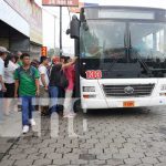 ¡Felices y cómodos! Así andan usuarios con nuevos buses en Ciudad Sandino Foto: Nuevos buses en Ciudad Sandino / TN8