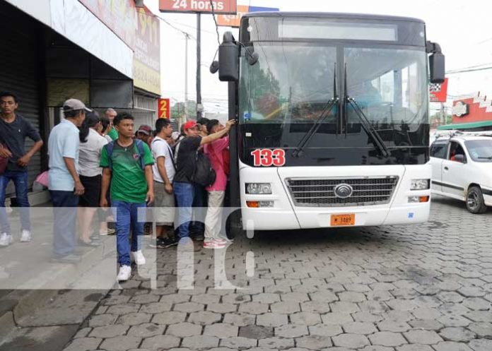 Foto: Nuevos buses en Ciudad Sandino / TN8