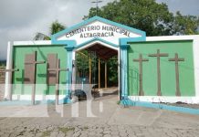 Limpieza total en cementerios de la Isla de Ometepe Foto: Limpieza en cementerios de Ometepe / TN8