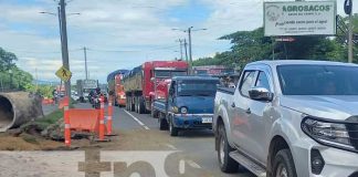 Foto: "Pegadero" en la carretera cercana a Ciudad Sandino / TN8