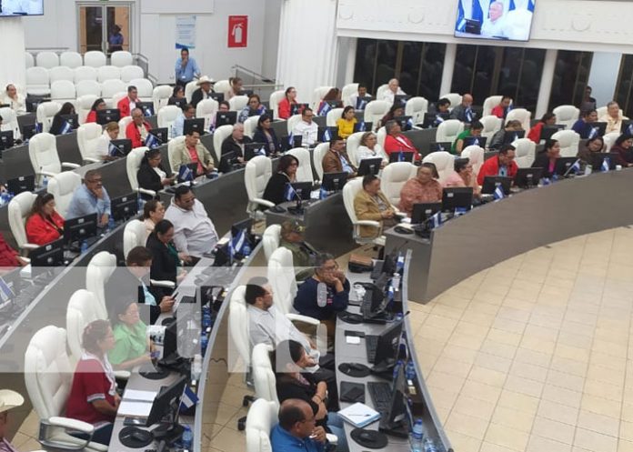 Foto: Sesión parlamentaria en la Asamblea de Nicaragua / TN8