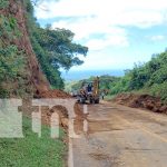 Foto: Deslizamiento de tierra en una zona de El Crucero-San Rafael del Sur / TN8