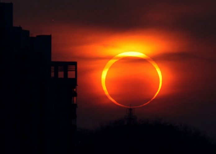 Foto: Eclipse anular de Sol