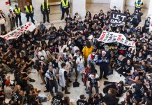 300 detenciones se producen en una manifestación antisionista en EE.UU. Protesta antisionista deja unos 300 detenidos en EE.UU.