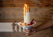 ¡Ñam ñam! ¿Ya probaste «La Mazorca Atrevida» de este negocio en Managua? Foto: Mis Elotes Locos El Manguito, negocio en Managua / TN8