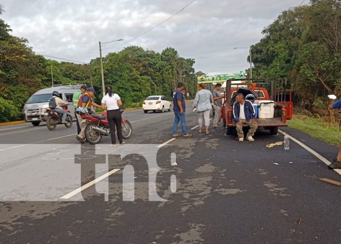 Foto: Equino casi provoca tragedia en Carretera a Masaya / TN8