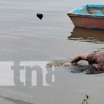 ¿Cómo murió? Investigan muerte de mujer hallada en el Lago de Managua Foto: Cuerpo de mujer flotando en el Lago de Managua / TN8
