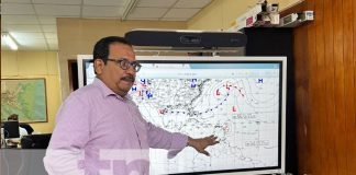 Foto: Pronóstico del clima en Nicaragua de parte de INETER / TN8