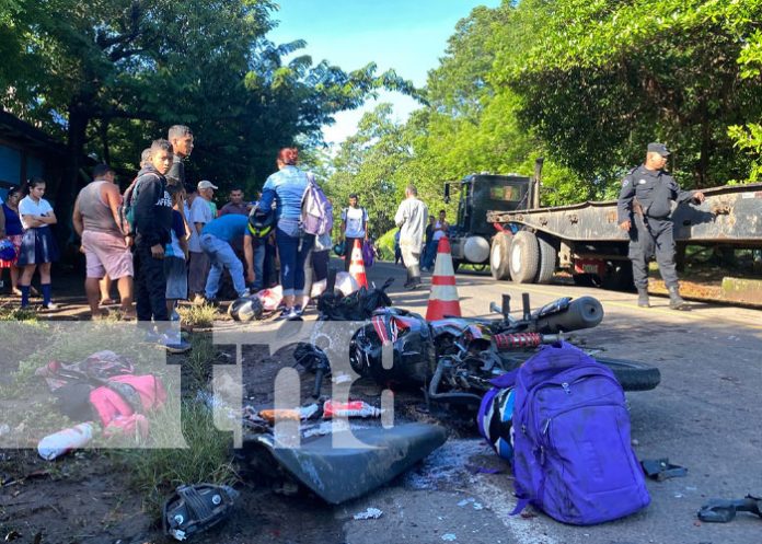Foto: Trágico accidente de tránsito en Chinandega / TN8
