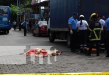 Llantas de bus acaban con la vida de una anciana en Masaya Foto: Accidente trágico en Masaya / TN8