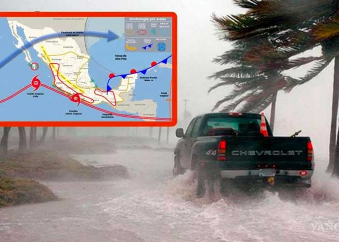 Alerta en México por llegada de dos ciclones