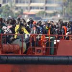 Foto: Migrantes llegan a Canarias