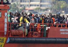 ¿Qué pasa en Canarias? Récord de llegada de migrantes en 24 horas Foto: Migrantes llegan a Canarias