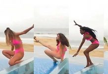 Tremendas «desmarimbadas» se dieron las candidatas en el Miss Grand International Malmatada, más no eliminada: Caídas en el Miss Grand International