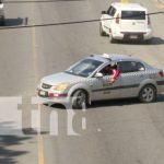Sin amor por la vida: Imprudencias al descubierto en las calles de Managua Foto: Imprudencias por todos lados en Managua / TN8