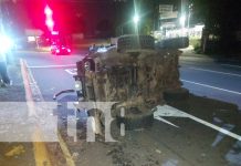Foto: Accidente de tránsito en Carretera a Masaya / TN8
