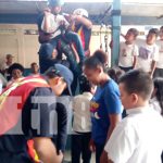 Foto: Aprendizaje para niñez de Ometepe con los bomberos / TN8