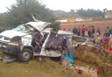 Reportan cinco fallecidos en accidente vial en Perú