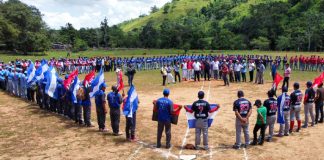 Foto: Apoyo a la liga campesina de béisbol en El Porvenir, Siuna / TN8