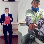 «No hay excusa chatel» Barrendero se gradúa de contador a sus 40 años A sus 40 años se graduó de contador