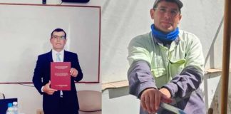 A sus 40 años se graduó de contador 